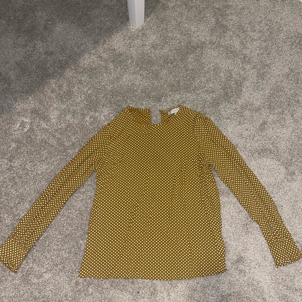 Yellow Polka Dot Blouse